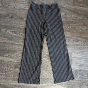 New York & Company Stretch XS Petite Striped Bootcut Slacks